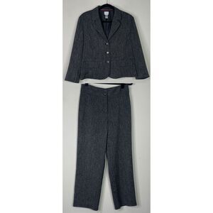 Chico's Pant Jacket Suit Women's Size 8 Medium, Short pants length